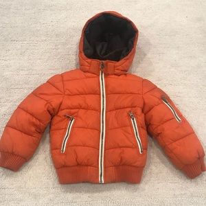 H&M Toddler Orange Puff Jacket Size 4-5